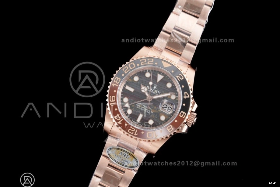 Sh3285 Tiger RG Oyster 126715 Master Iron GMT Edition ARF Bracelet CHNR on Dial Best II 0522